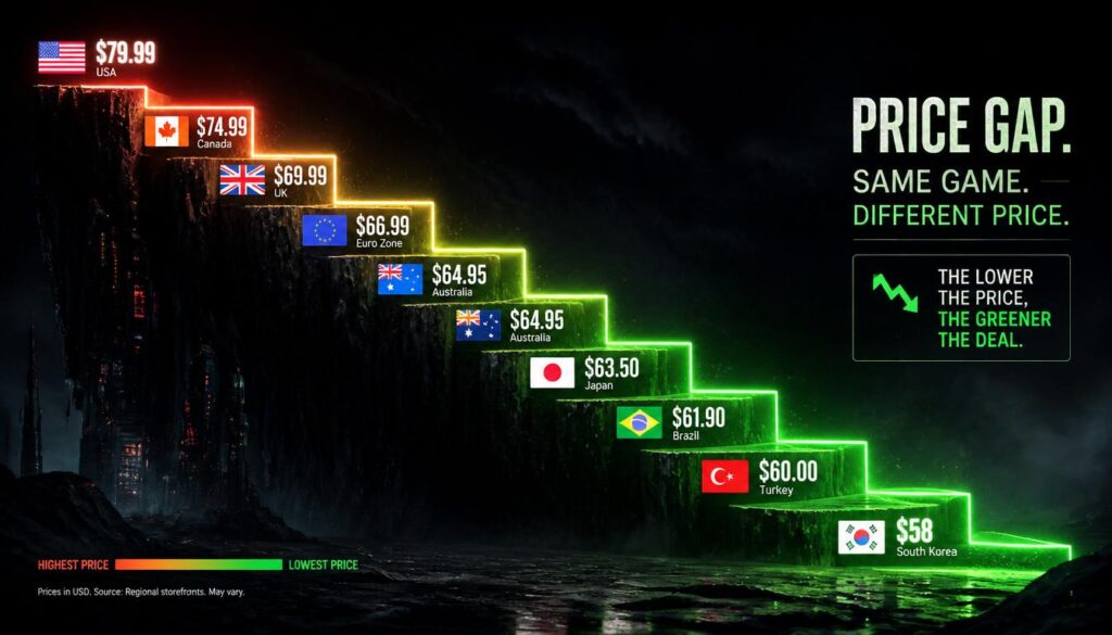GTA 6 Price,GTA 6,GTA 6 Price $79.99 in USA vs $58 in South Korea,7 Revealing Facts About the Global Price Gap,GTA 6 Price $79.99 in USA vs $58 in South Korea 7 Revealing Facts About the Global Price Gap
